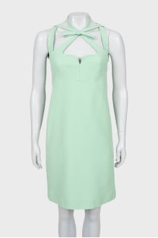 Mini dress decorated with bow