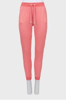 Sweatpants in signature print