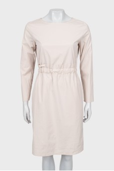 Tie back fitted dress
