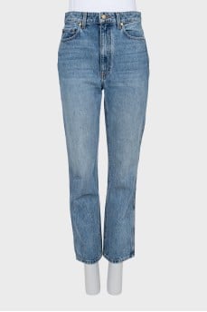 Light blue straight fit jeans