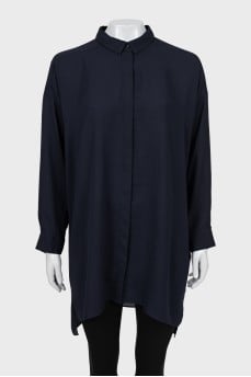 Blue shift dress