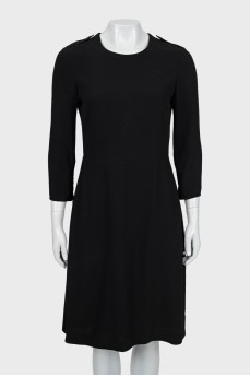 Black fitted dress