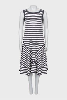 Striped loose-fitting sundress