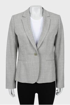 Gray fitted jacket