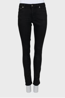 Black high waist skinny jeans