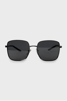 Rectangular sunglasses with logo