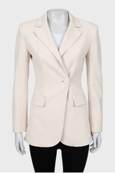 Fitted button down jacket