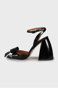 Босоніжки Black Bow