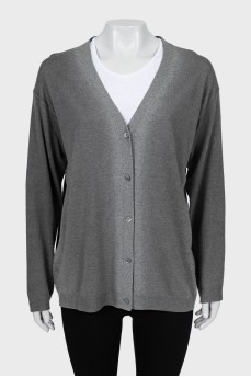 Cardigan in gradient print