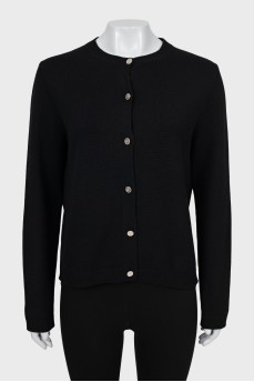 Straight-fit cashmere cardigan