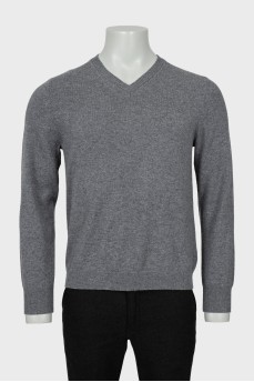 Men's gray jumper