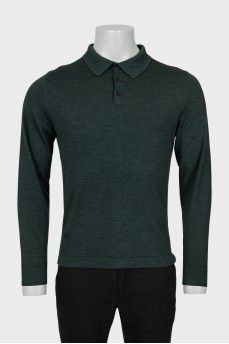Men's wool and silk jumper