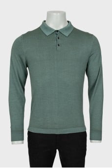 Green men's jumper