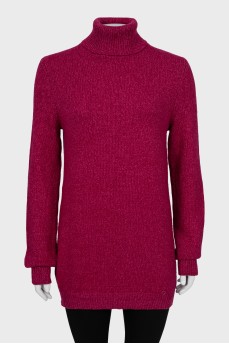 Longline knitted sweater