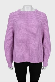 Lilac knitted sweater