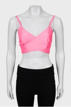 Pink top with tag