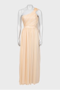 Maxi dress with tulle