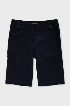Blue straight shorts
