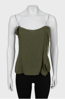 Green tank top