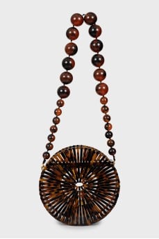 Round shoulder bag
