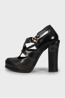 Perforated Ankle Boots