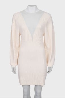Wool dress with tag