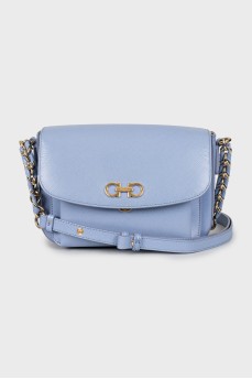 Crossbody bag with gold hardware