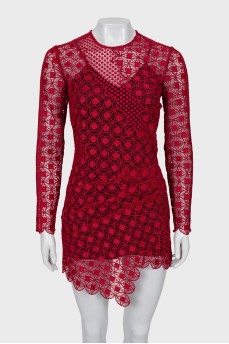 Slim fit woven dress