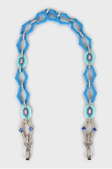 Bag chain decorated with rhinestones