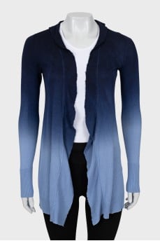 Cardigan in gradient print