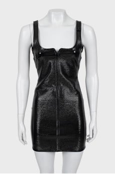Bodycon mini dress with tag