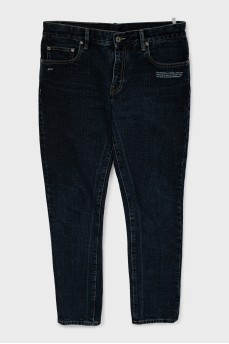 Men's blue jeans slim fit