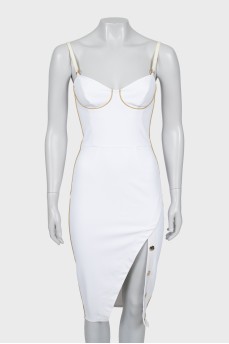 Bodycon dress with straps