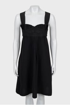 Fitted sundress with zipper