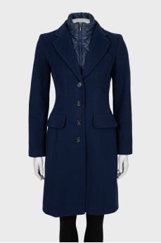 Blue combined coat