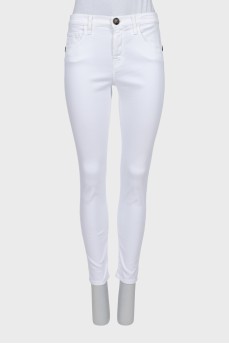 White skinny jeans