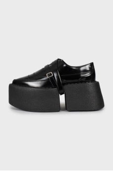 Chunky leather shoes