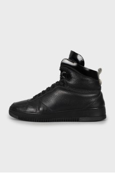 Men's insulated leather boots