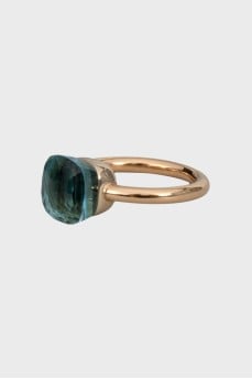 Gold ring with topaz
