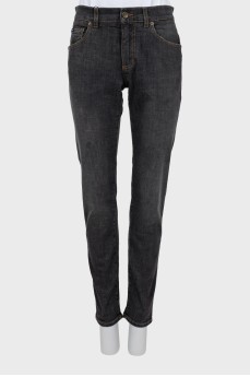 Сірі джинси slim fit