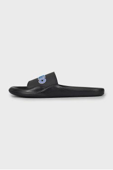 Men's slippers with branded logo