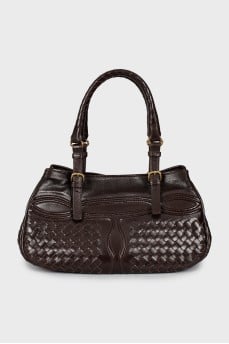 Brown tote bag