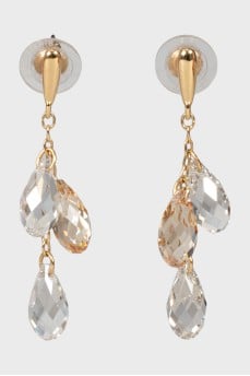Crystal drop earrings