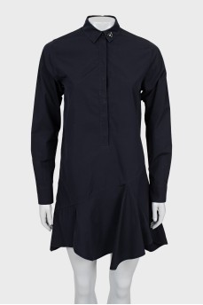 A-line dress with decorative collar