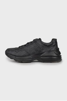 Men's sneakers in signature print Rhyton