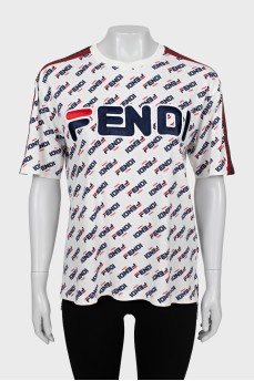 T-shirt by Fendi x Fila