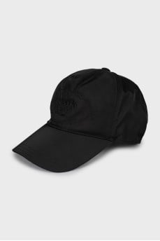 Black cap with corporate logo