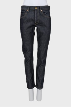 Cropped skinny jeans with tag