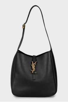 Leather shoulder bag LE 5 À 7