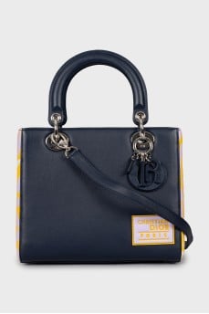 Lady Dior bag with side print